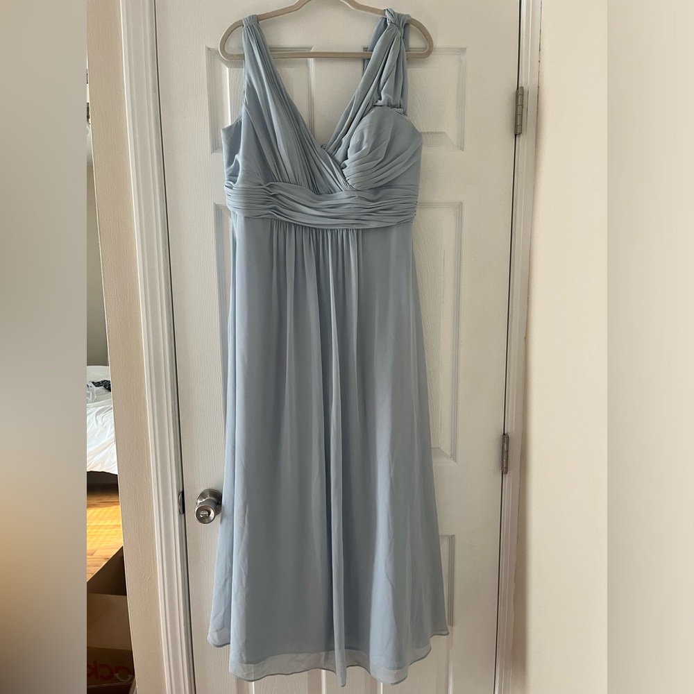 Blue Maxi bridesmaid dress
